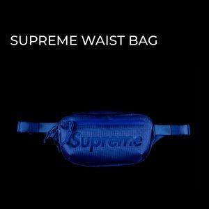 Authentic Supreme Dead stock Royal Blue Waist Bag